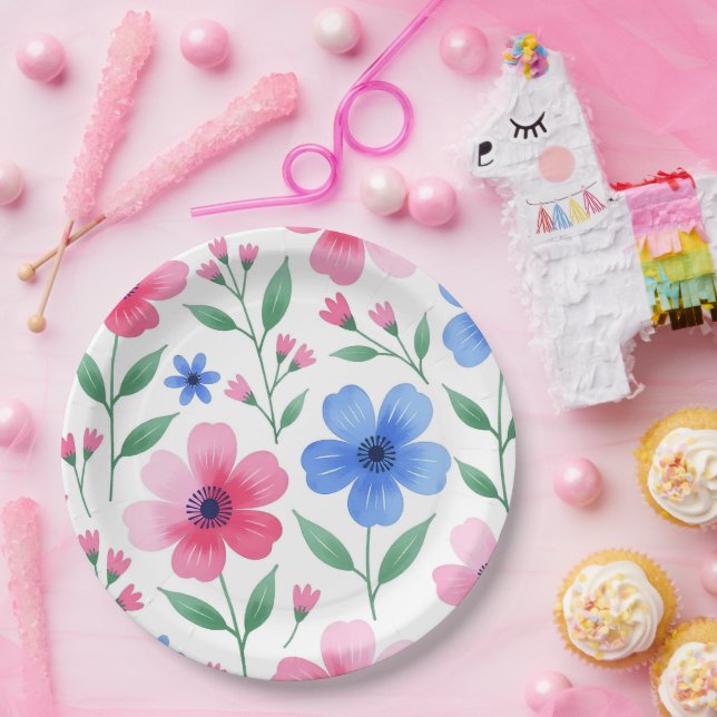  Rosewater Bloom Delight Pappteller (Party)