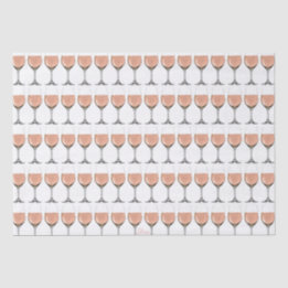 Roséwein-Glas-Seidenpapier Seidenpapier