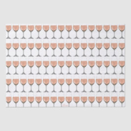 Roséwein-Glas-Seidenpapier Seidenpapier