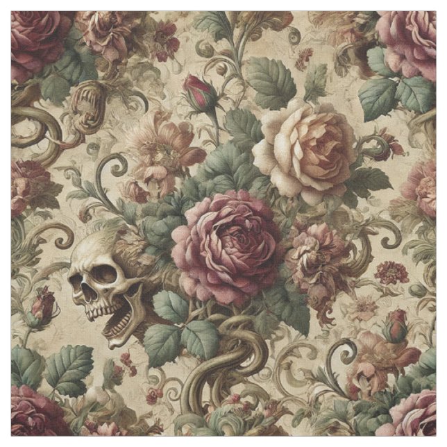 Rosewood Crematory - Gothic Statement Tile Stoff (Muster)