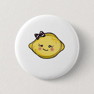rosey cheeked Kopf der Zitrone vol25 Button