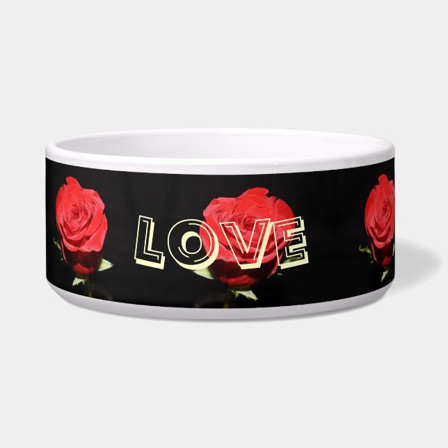 Rosey Dog Bowl Napf (Vorderseite)