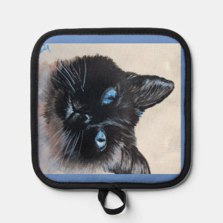 Rosey the Siamese Cat Oven Mitts & Pot Holders Topflappen