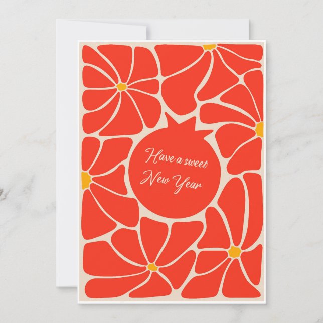 Rosh Hashana Holiday Card Feiertagskarte (Vorderseite)