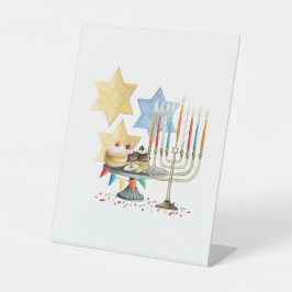 Rosh Hashana-Tischzeichen Sockelschild