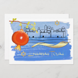 Rosh Hashanah Celebration Party Custom Einladung