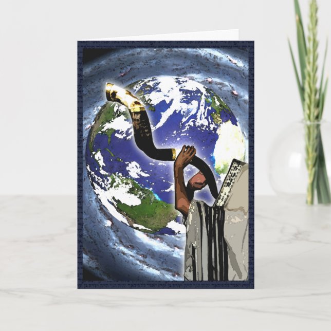 Rosh Hashanah Earth Card Karte (Vorderseite)
