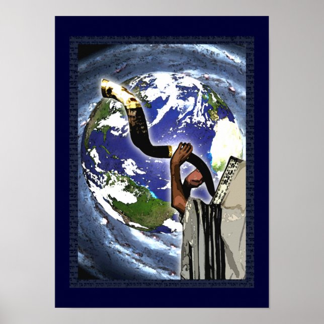 Rosh Hashanah Earth Posters & Prints Poster (Vorne)