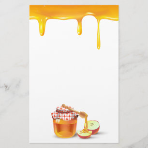 Rosh Hashanah fällt jüdischer neues Jahr-süßer Briefpapier