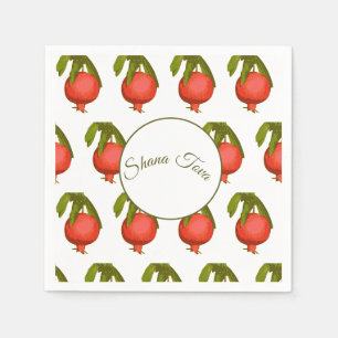 Rosh Hashanah Fest Neujahr Sweet Pomegranate Serviette