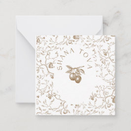 Rosh Hashanah Geschenk Tags Mitteilungskarte
