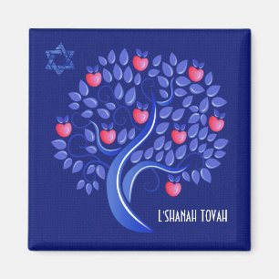 Rosh Hashanah. Jüdisches Geschenkmagnet Magnet