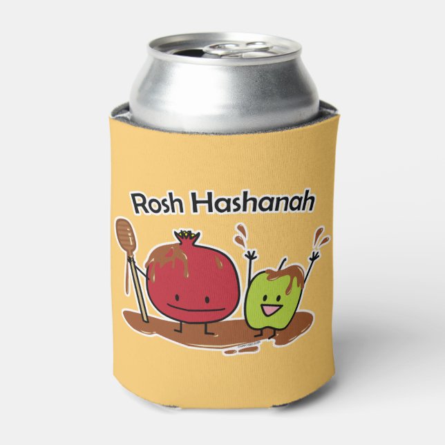 Rosh Hashanah jüdisches neues des Dosenkühler (Kanne Vorderseite)