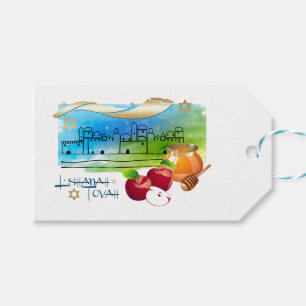 Rosh Hashanah Jüdisches Neujahr Geschenkanhänger
