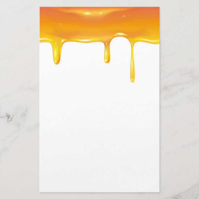 Rosh Hashanah Juwish New Year Sweet Honey fällt Briefpapier (Vorderseite)