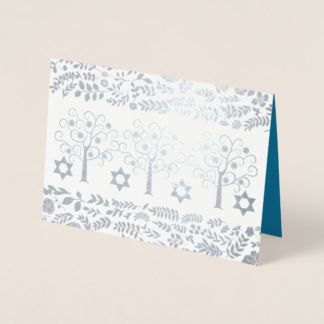 Rosh Hashanah Party Real Foil Einladungen (Vorderseite)