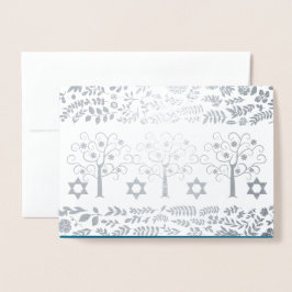 Rosh Hashanah Party Real Foil Einladungen