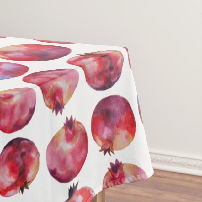 Rosh Hashanah Pomegranates jüdisches Herbstdekor Tischdecke (Beispiel)