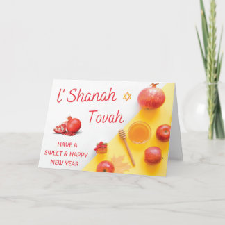 Rosh Hashanah - Shana Tova Jüdisches Neujahr geflo Karte