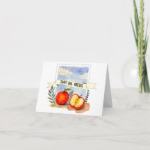 Rosh Hashanah; Sweet New Year Card