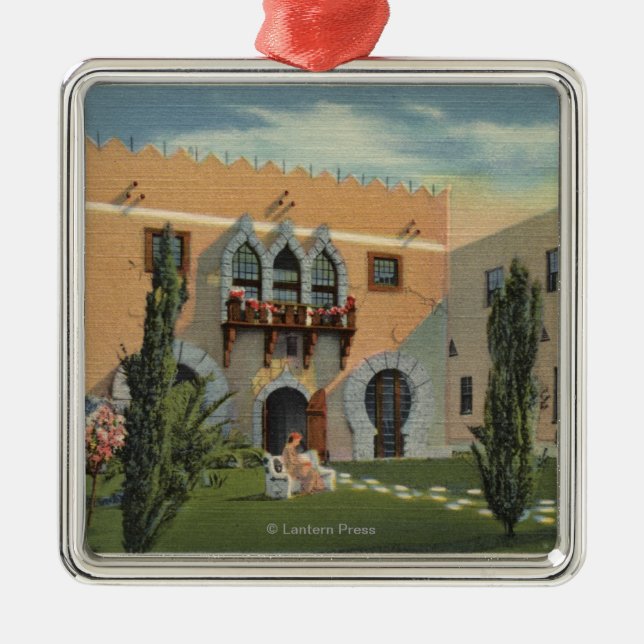 Rosicrucian Park-Orientale-Museum Silbernes Ornament (Vorne)