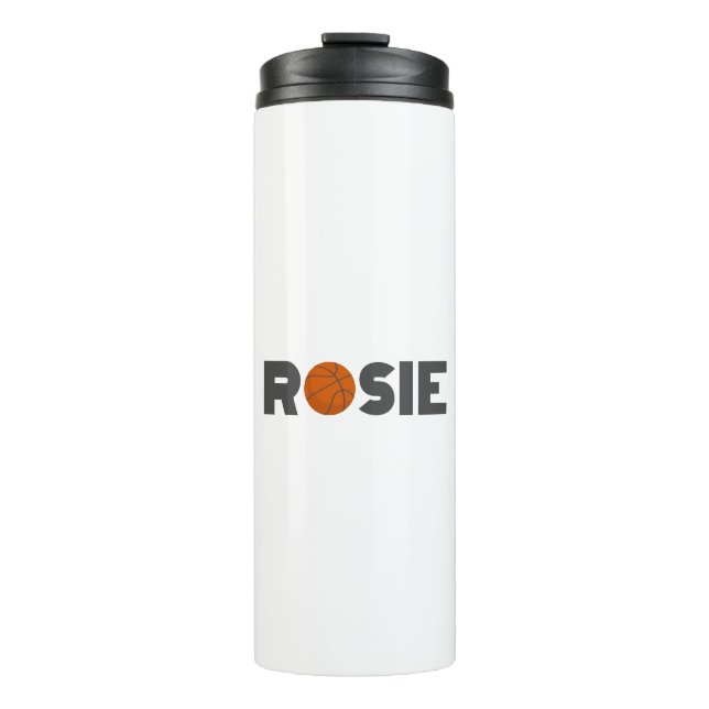 Rosie Basketball Thermosbecher (Vorderseite)