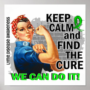 Rosie behalten ruhiges Lyme Disease.png Poster