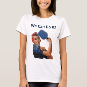 Rosie das Riveter Pickleball-Shirt T-Shirt