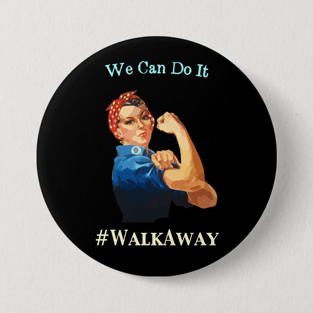 Rosie, den der Nieteneinschläger sagt, dass wir Button (Vorderseite)