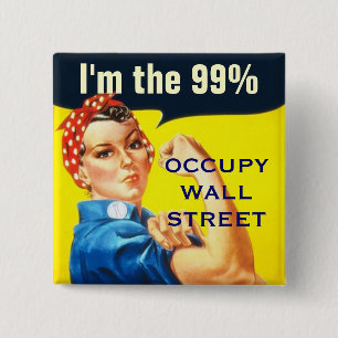 Rosie der Knopf des Nieteneinschlägers OWS Button