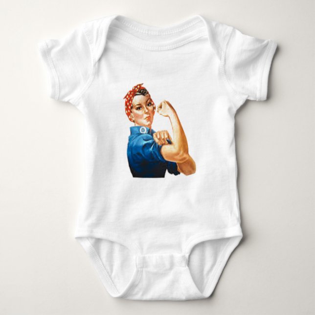 Rosie der Nieteneinschläger Baby Strampler (Vorderseite)