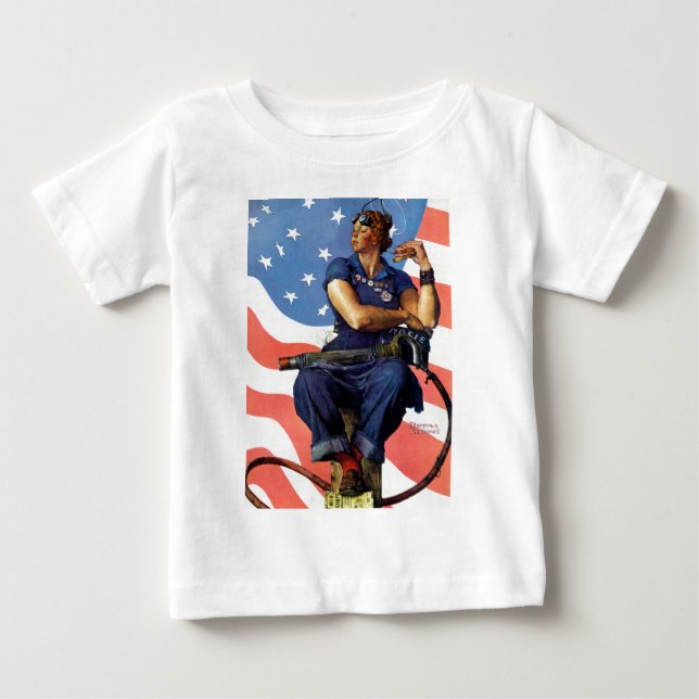 "Rosie der Nieteneinschläger " Baby T-shirt (Vorderseite)