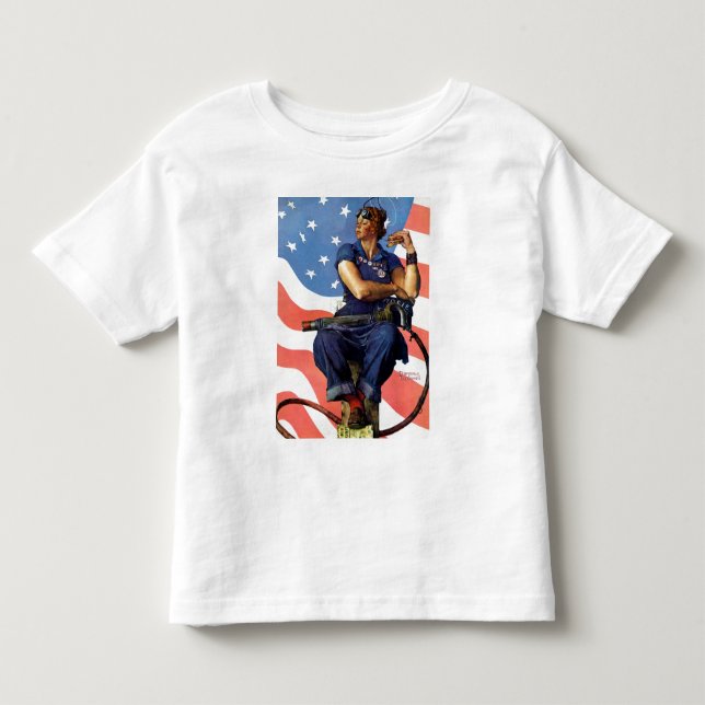 "Rosie der Nieteneinschläger " Kleinkind T-shirt (Vorderseite)