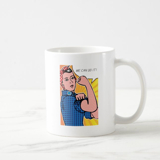 Rosie der Nieteneinschläger können wir ihn tun! Kaffeetasse (Rechts)