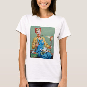 Rosie der Nieteneinschläger macht gerösteten Kä T-Shirt