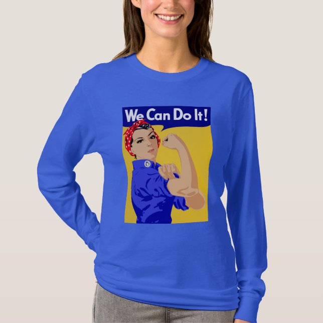 Rosie der Nieteneinschläger "wir können ihn tun" T-Shirt (Vorderseite)