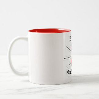 Rosie der pathologischen Kaffee-Tasse Zweifarbige Tasse