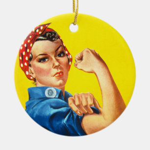 Rosie die Nieteneinschläger-Verzierung Keramikornament
