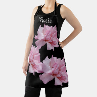 Rosie hübsch rosa Rosa Blütenblume Schürze