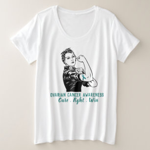 Rosie kämpft Eierstockkrebs Große Größe T-Shirt