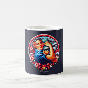 Rosie le Riveter Pin-up Girl Mug