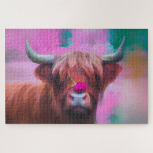 "Rosie of the Highlands" – Highland-Rind-Porträt