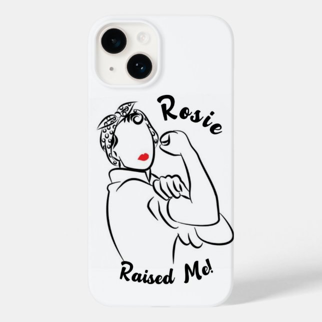 Rosie Raised Decade - Canvas Print Case-Mate iPhone 14 Hülle (Rückseite)