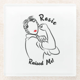 Rosie Raised Decade - Canvas Print Glasuntersetzer