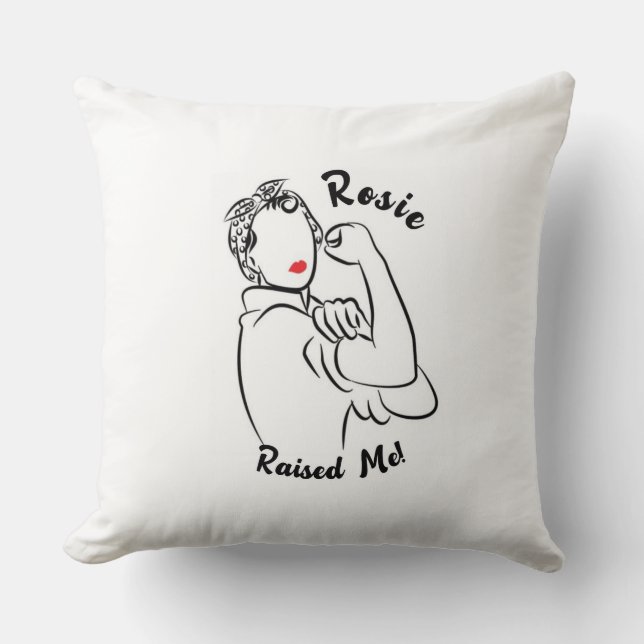 Rosie Raised Decade - Canvas Print Kissen (Vorderseite)