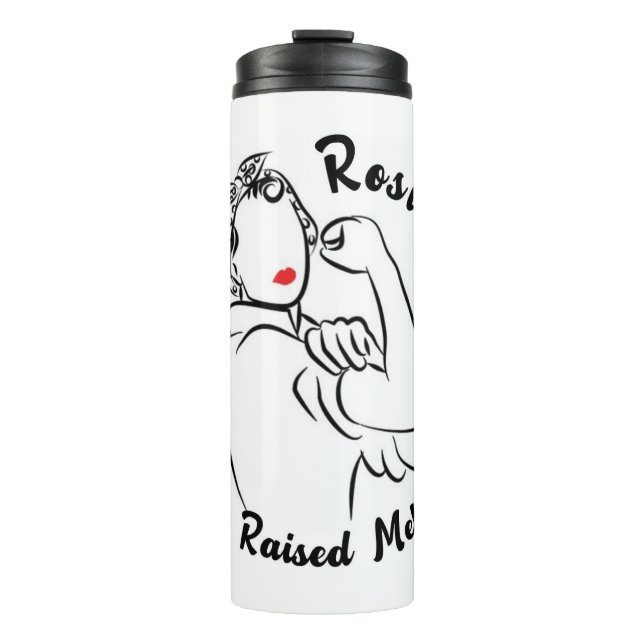 Rosie Raised Decade - Canvas Print Thermosbecher (Vorderseite)