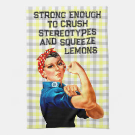 Rosie Riveter Inspirierte Handtuch zu Crush Stereo
