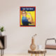 Rosie Riveter mit Text anpassen Poster (Living Room 3)