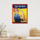 Rosie Riveter mit Text anpassen Poster (Kitchen)