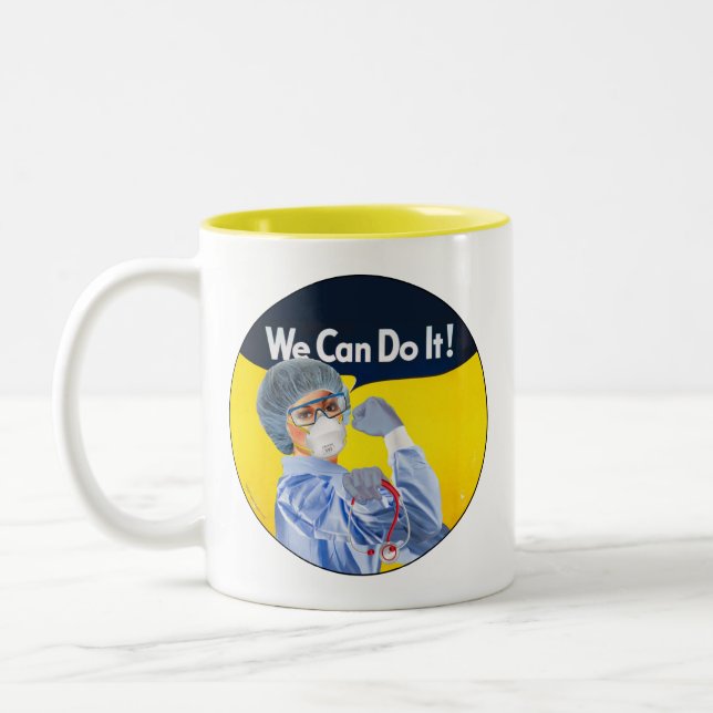 Rosie the Medical Beruflich Tasse - Round Design (Links)